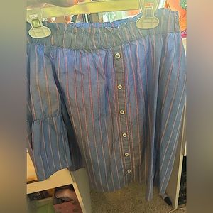 ABERCROMBIE & FITCH OFF THE SHOULDER TOP